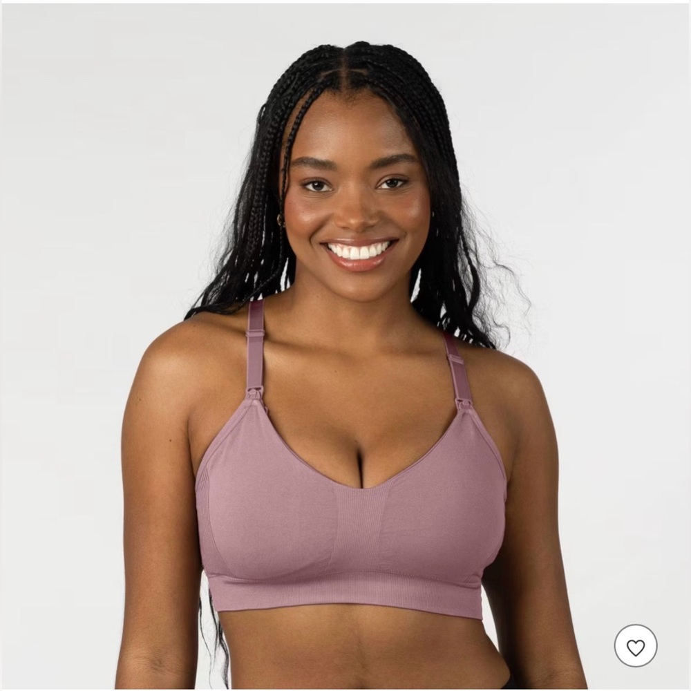 NWOT Kindred Bravely Women's Sports Pumping & Nursing‎ Bra L busty in twilight